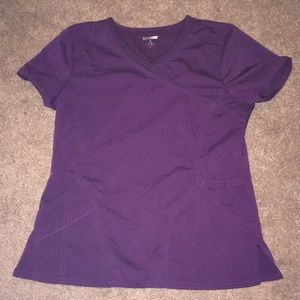 Purple scrub top